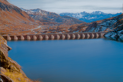 Figure 8 - Le barrage de Lucendo, TI