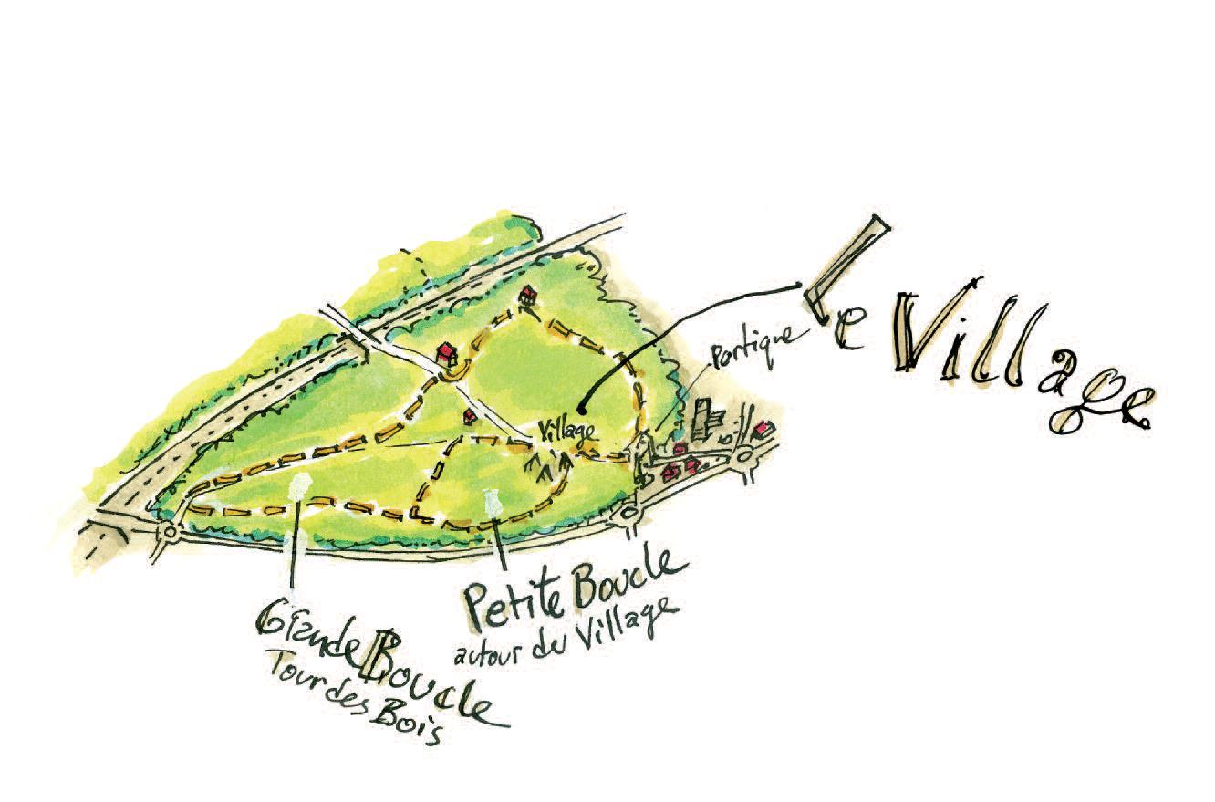 Figure 3 : Plan du bois de Moncor