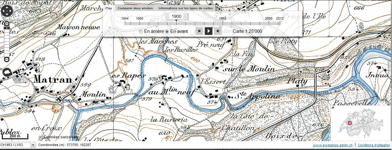 Figure 20: Glâne en 1900