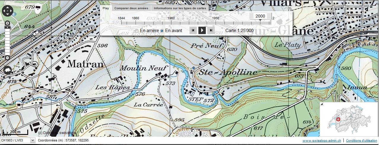 Figure 21: la Glâne en 2000