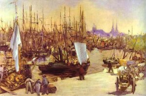 Photo Edouard Manet -  The Harbour at Bordeaux